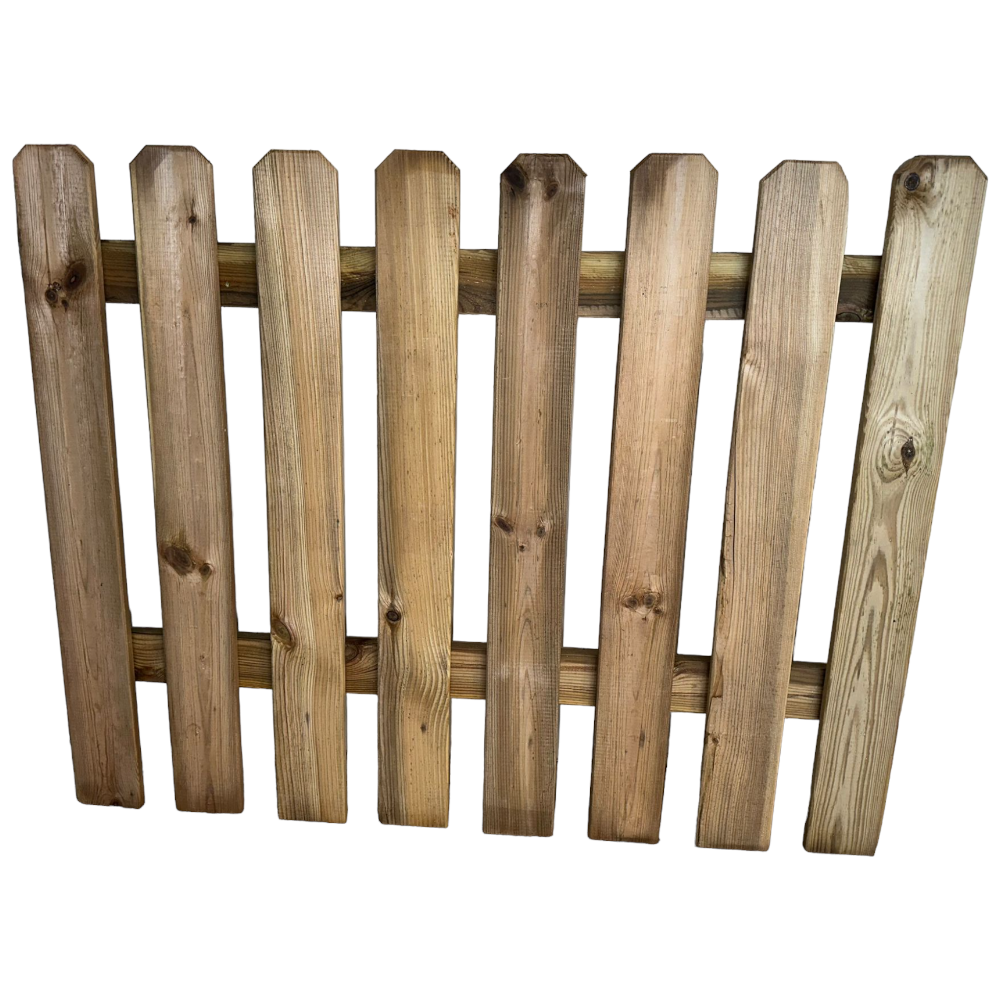 cloture en bois sur pied