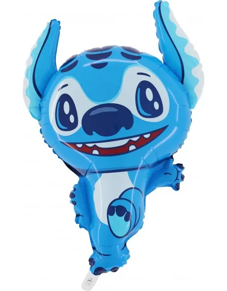 Ballon Aluminium Stitch Bleu