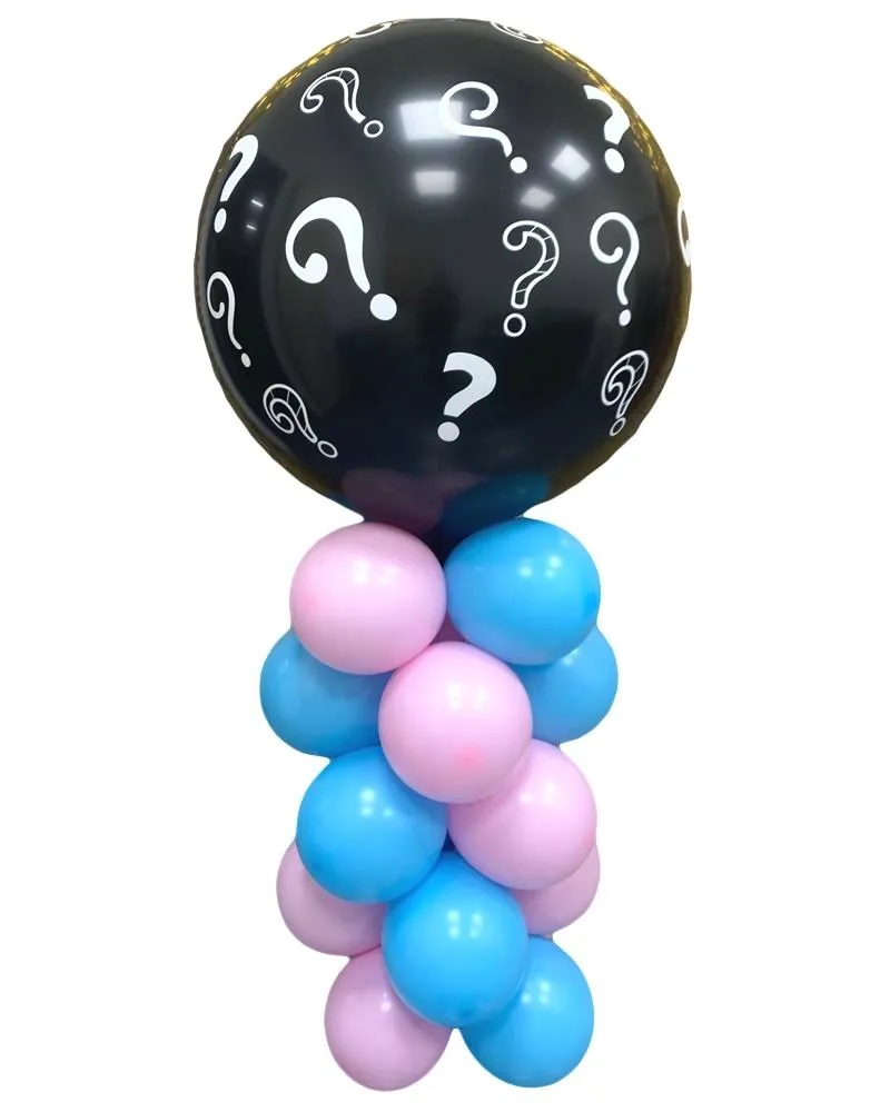 Colonne révélation baby "Gender Reveal" (rose)