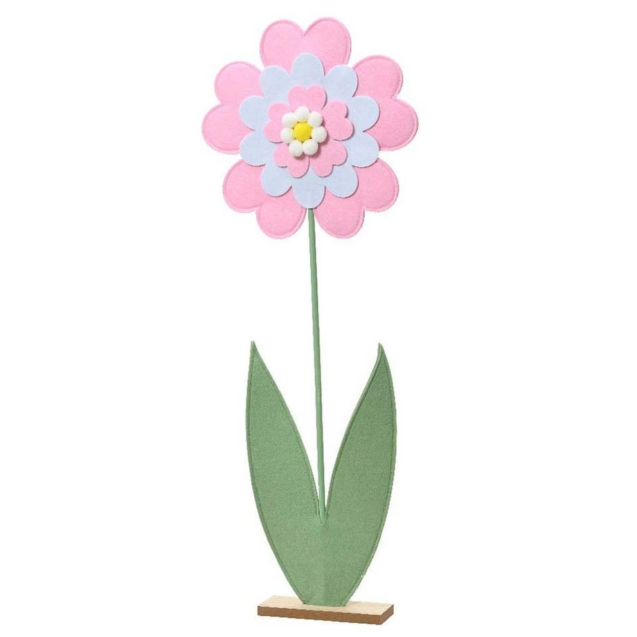 Fleur en feutrine