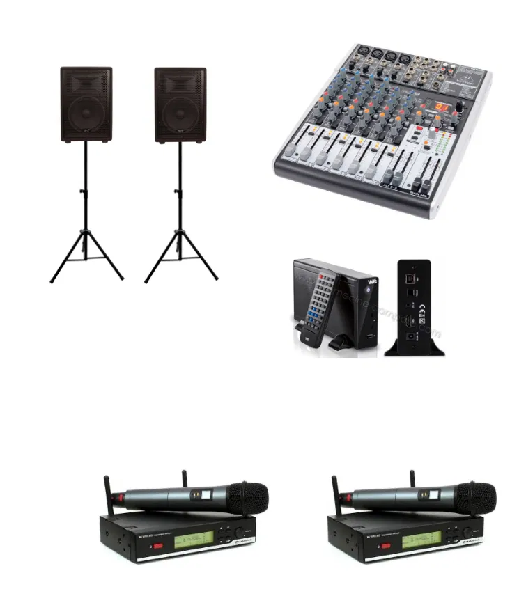 Kit Karaoké 1.2 - 2x250w Micros HF