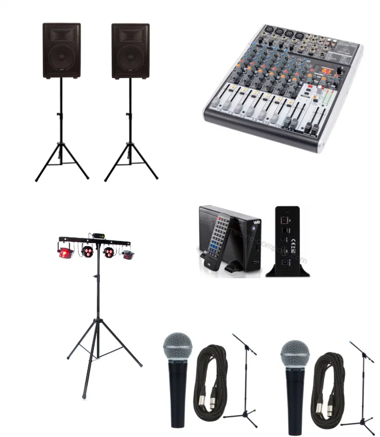 Kit Karaoké 1.1.1 - 2x250w Lights FX Inclus