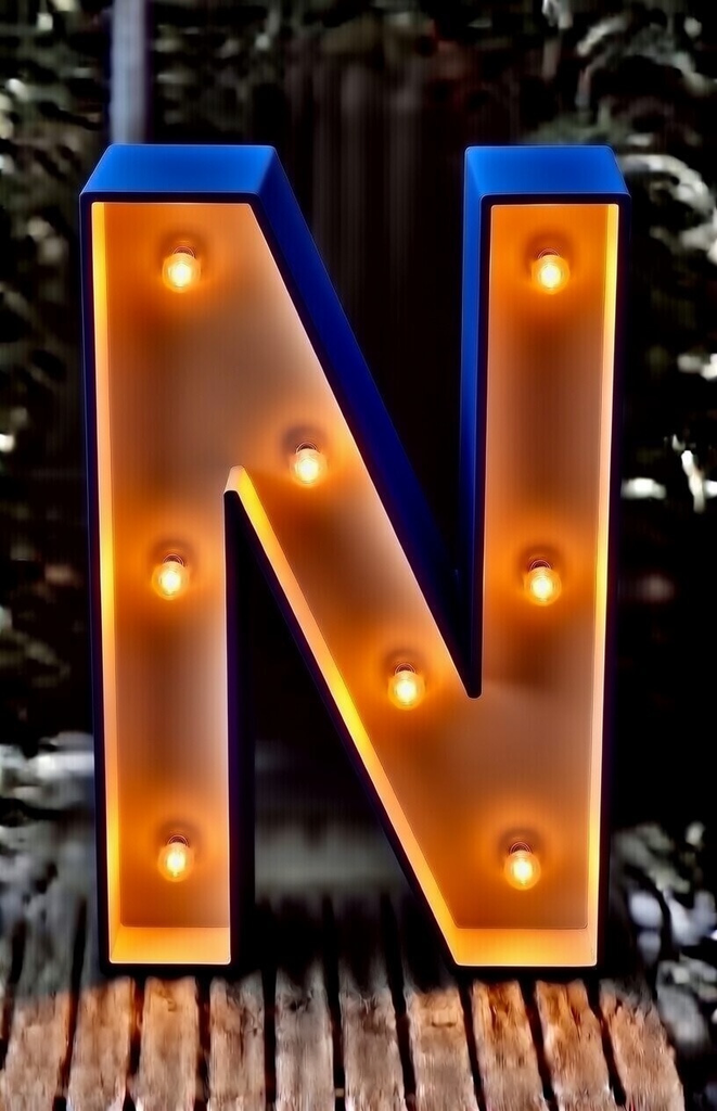 Lettre ' N ' Lumineuse