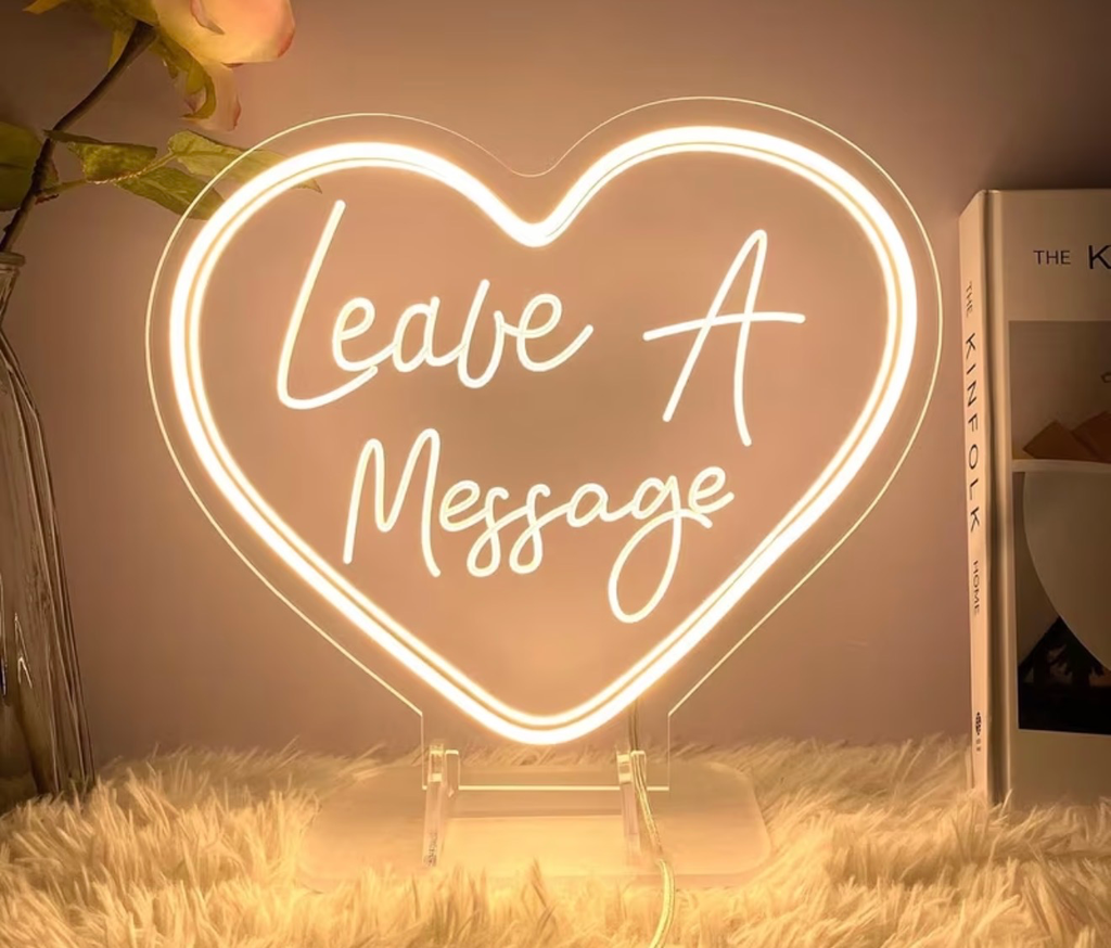 Led cœur livre audio