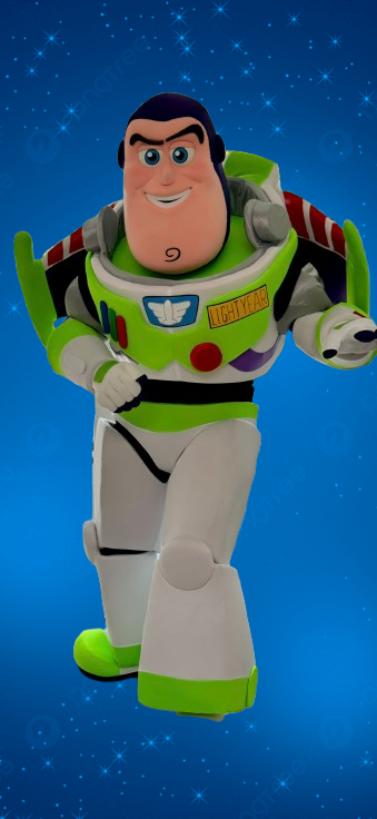 Préstation mascotte Buzz l'éclaire