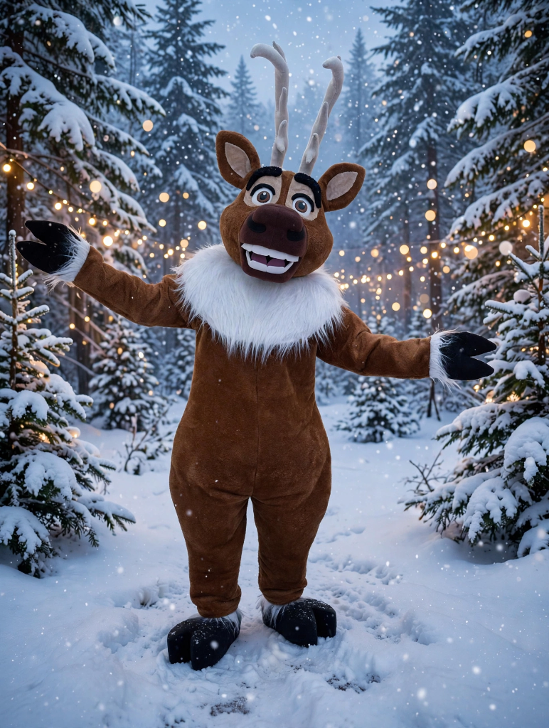 Préstation mascotte Sven ( reine des neiges ) (30 min ( anniversaire ))