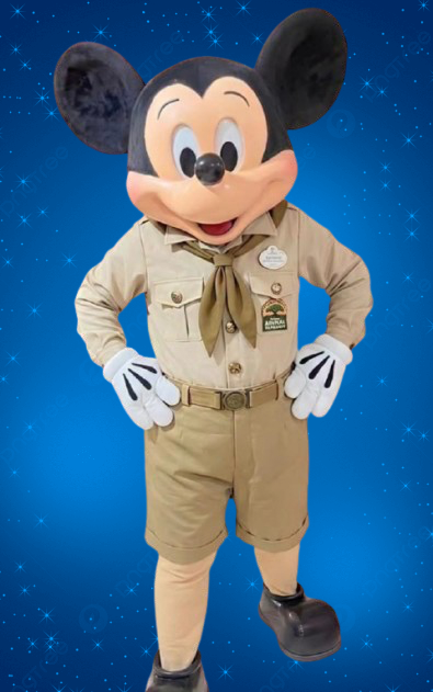 Préstation mascotte Mickey safari