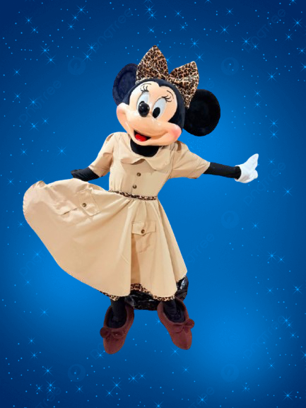 Préstation mascotte Minnie safari