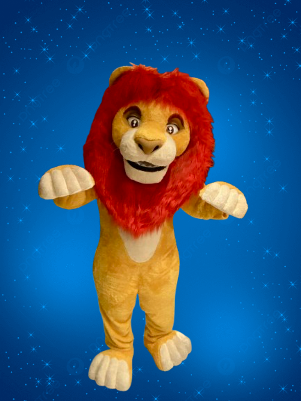 Préstation mascotte Simba ( Le rois lion )