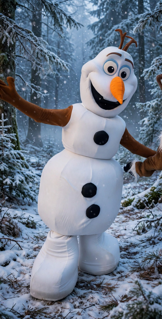 Préstation mascotte Olaf ( reine des neiges ) (30 min ( anniversaire ))