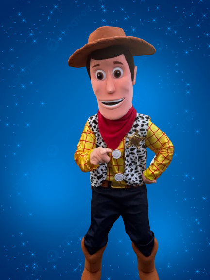 Préstation mascotte Woody ( Toys story )