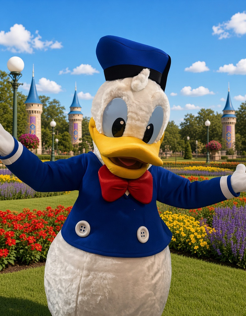Préstation mascotte Donald (30 min ( anniversaire ))