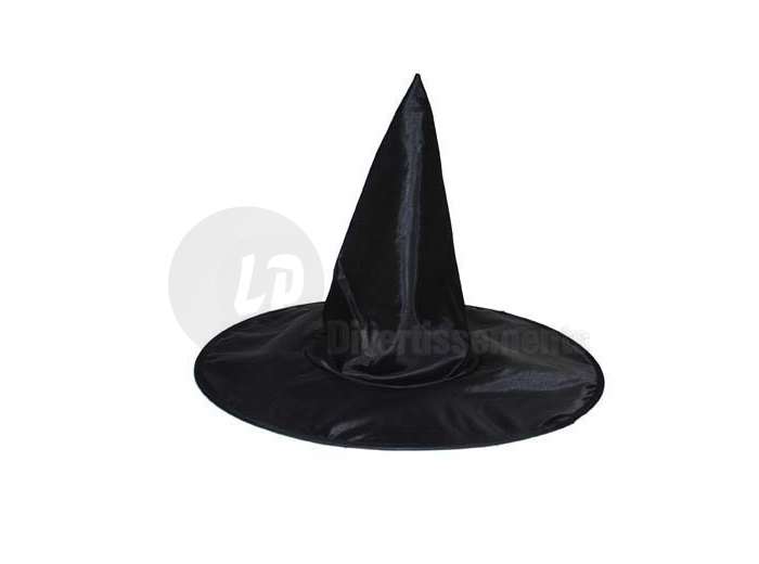 chapeau sorcière simple NOIR