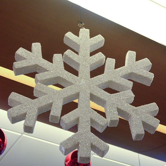 Cristal de neige "Termoli" - blanc - 55 cm