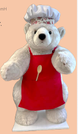 Ourson cuisiner  debout Animatronic
