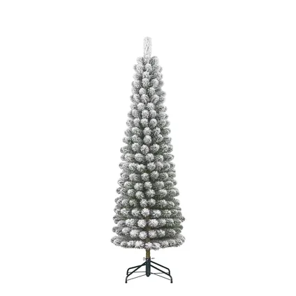 Sapin de noel artificiel 215cm cm enneigée charlton pilar