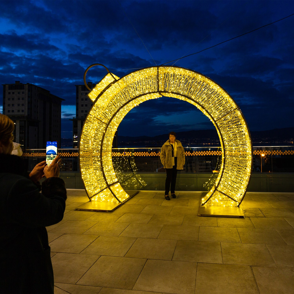 Arche illuminée "Otaki" - leds blanc chaud