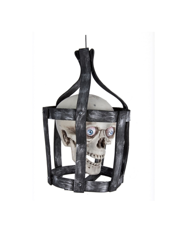 Tête de mort en cage