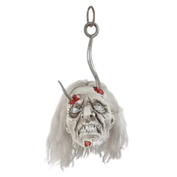 TÊTE DE ZOMBIE D'HALLOWEEN  SUSPENDRE