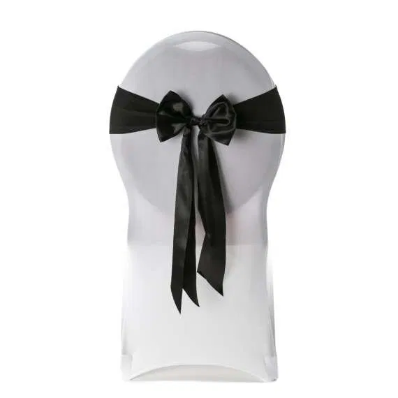 Noeud de chaise satin noir