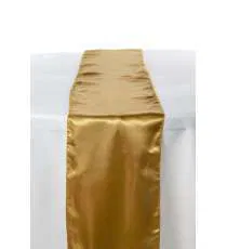 CHEMIN DE TABLE Or SATIN