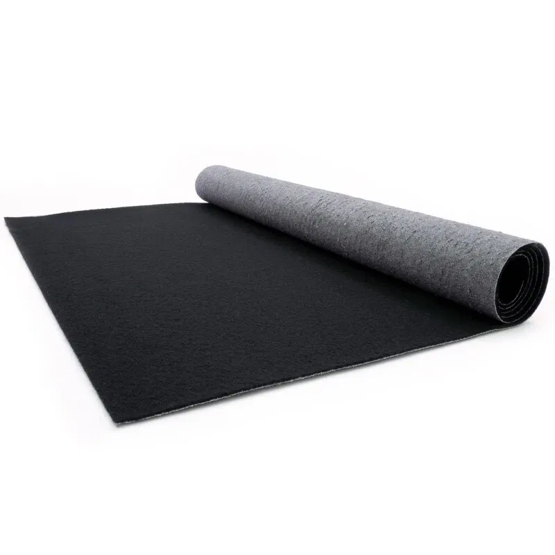 Tapis Noir 1m Large
