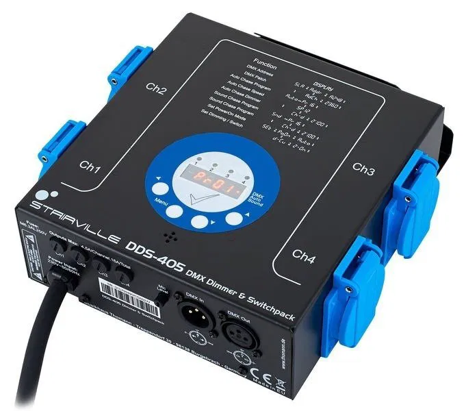 STAIRVILLE DDS-405 DMX DIMMER & SWITCHER