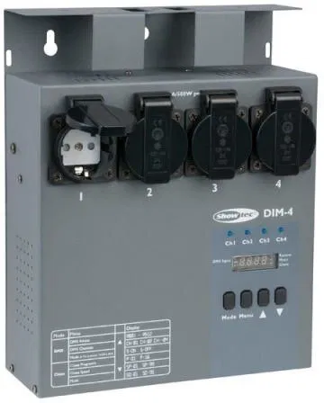 SHOWTEC DIM-4 4-CH. DIMMER/SWITCHER