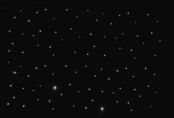 Rideau lumineux noir