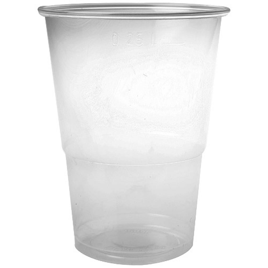 50 GOBELETS TRANSPARENTS - 25 CL