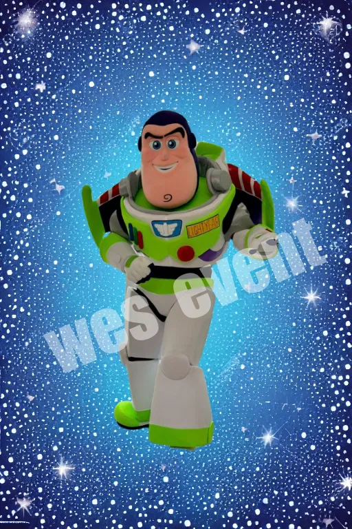 Préstation mascotte Buzz l'éclaire 30 min