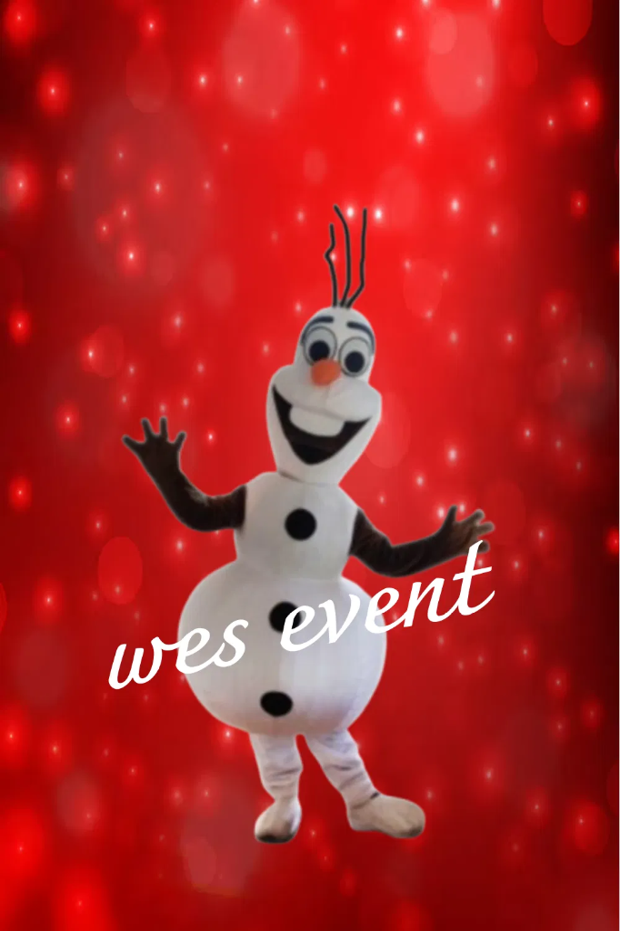 Prestation mascotte Olaf 45  min
