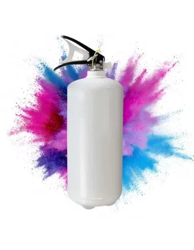 Extincteur poudre Holi Gender Reveal XL (Rose)