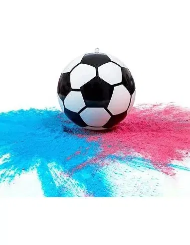Mini Ballon de foot gender reveal  Bleu