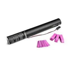 Canon à confettis Electrique  Rose 50 cm