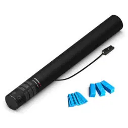 Canon à confettis Electrique 50 cm  Bleu