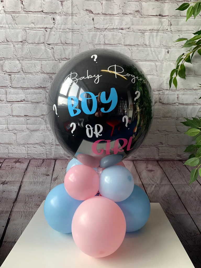 Ballon magique Gender reveal (Rose)