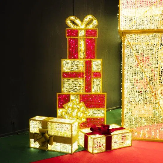 Pile de cadeaux illuminés "Welby"