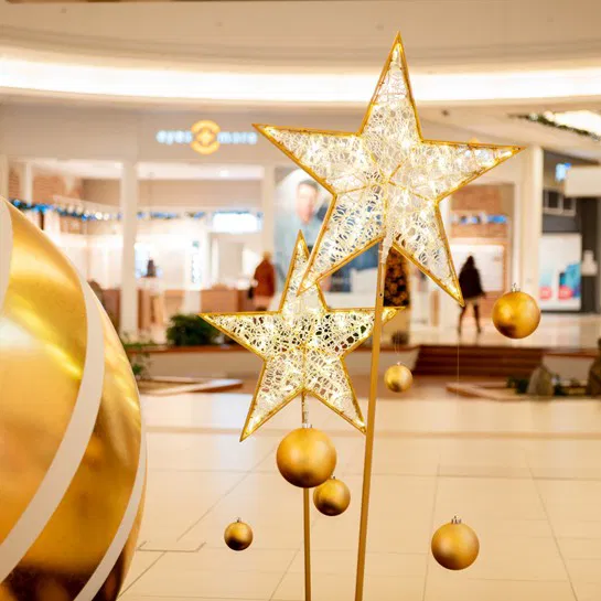 Set de 3 étoiles illuminées "Genval"