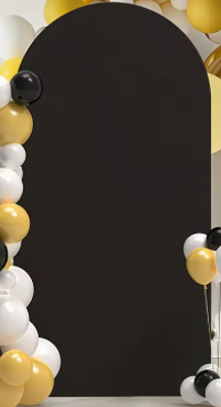 Toile Back drop Noir 180x80