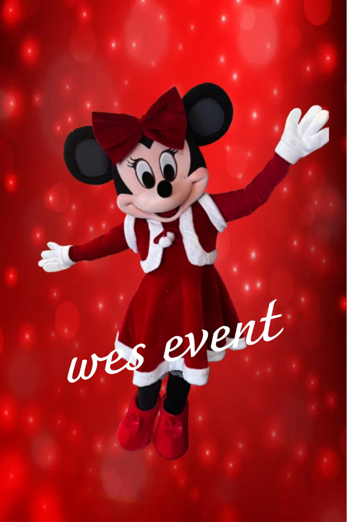 Prestation mascotte Minnie Noel   45 min