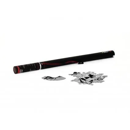 CANON CONFETTI Electrique : 80 CM ARGENT