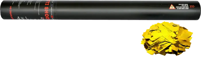 Confetti Cannon 50cm - Gold  Manuel