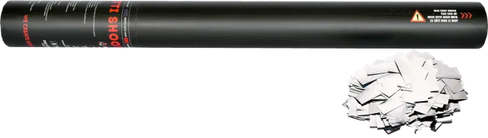 Confetti Cannon 50cm - Silver