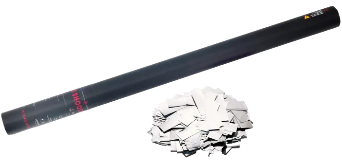 Confetti Cannon 80cm - Silver