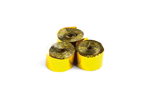 Metallic Streamer 10m x 1,5cm - Gold