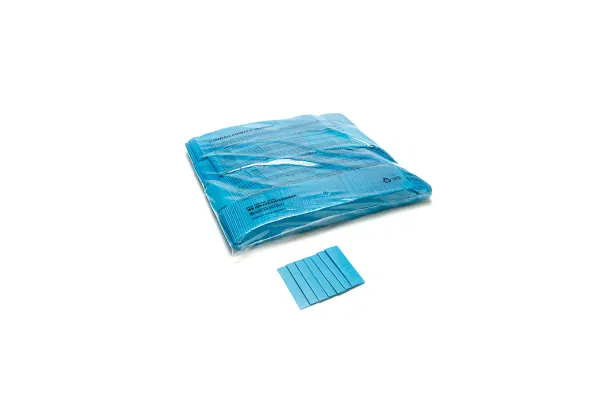 Slowfall Confetti Rectangles 55x17mm - Light Blue