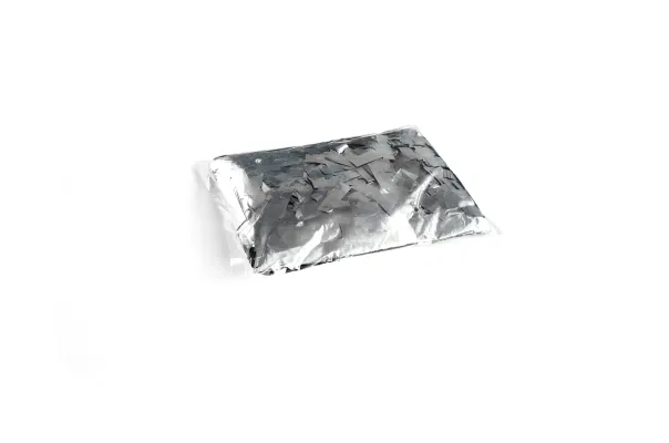 Metallic Confetti Rectangles 55x17mm - Silver