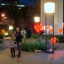 Set de 3 coeurs illuminés "Sedona" - leds blanc chaud