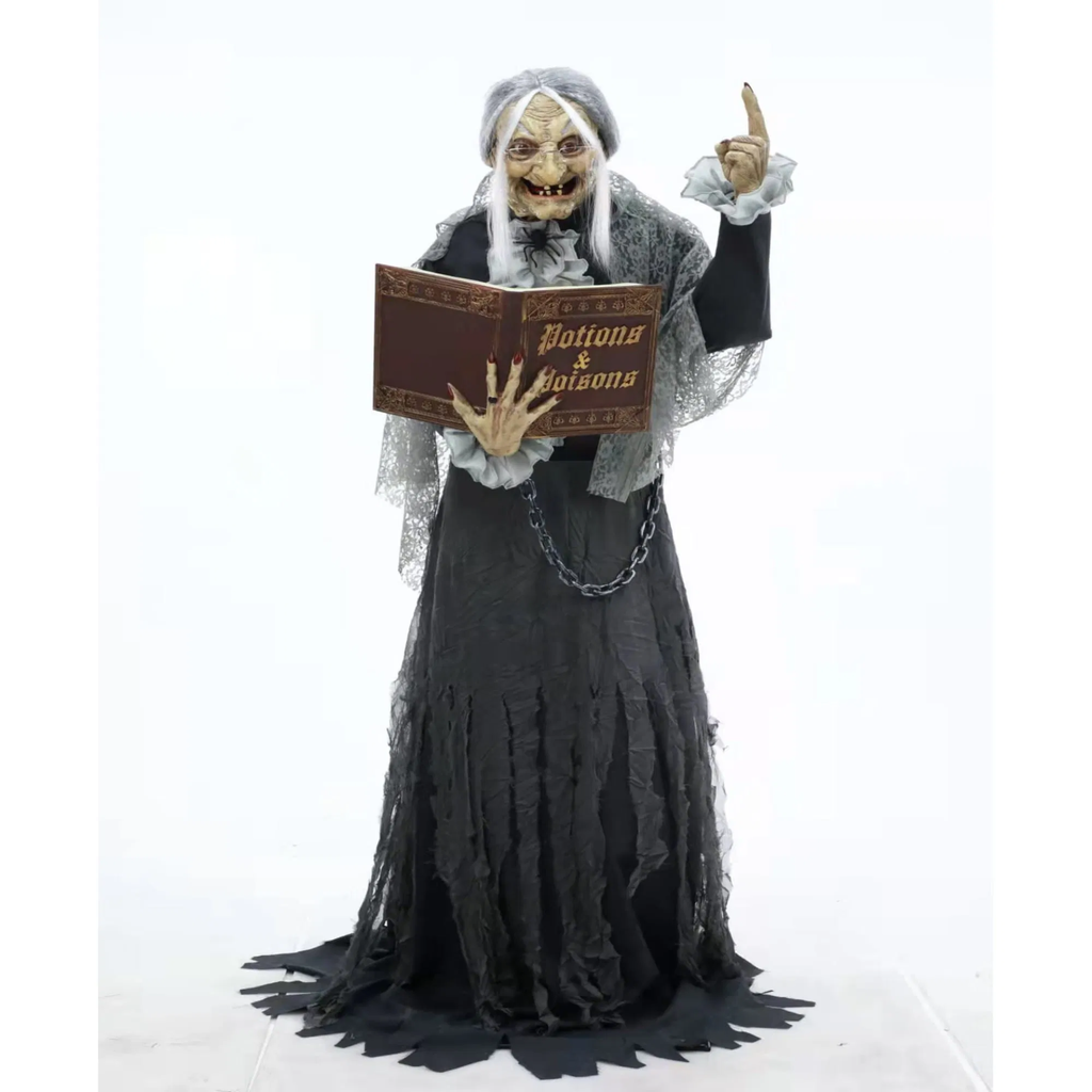 VIEILLE SORCIÈRE QUI LIT